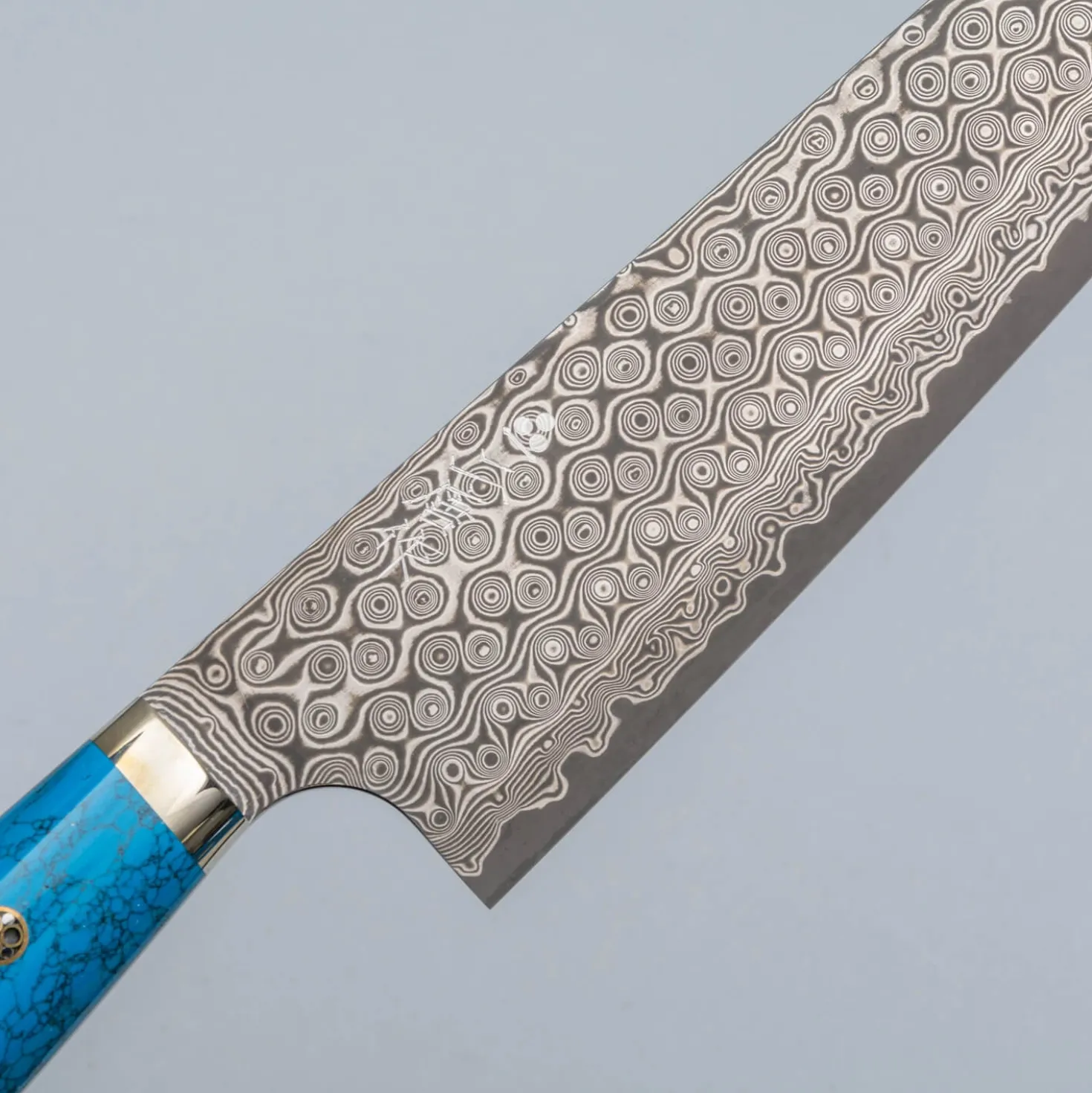 Nigara SG2 Damast Premium Dark Blue Gyuto 24 cm