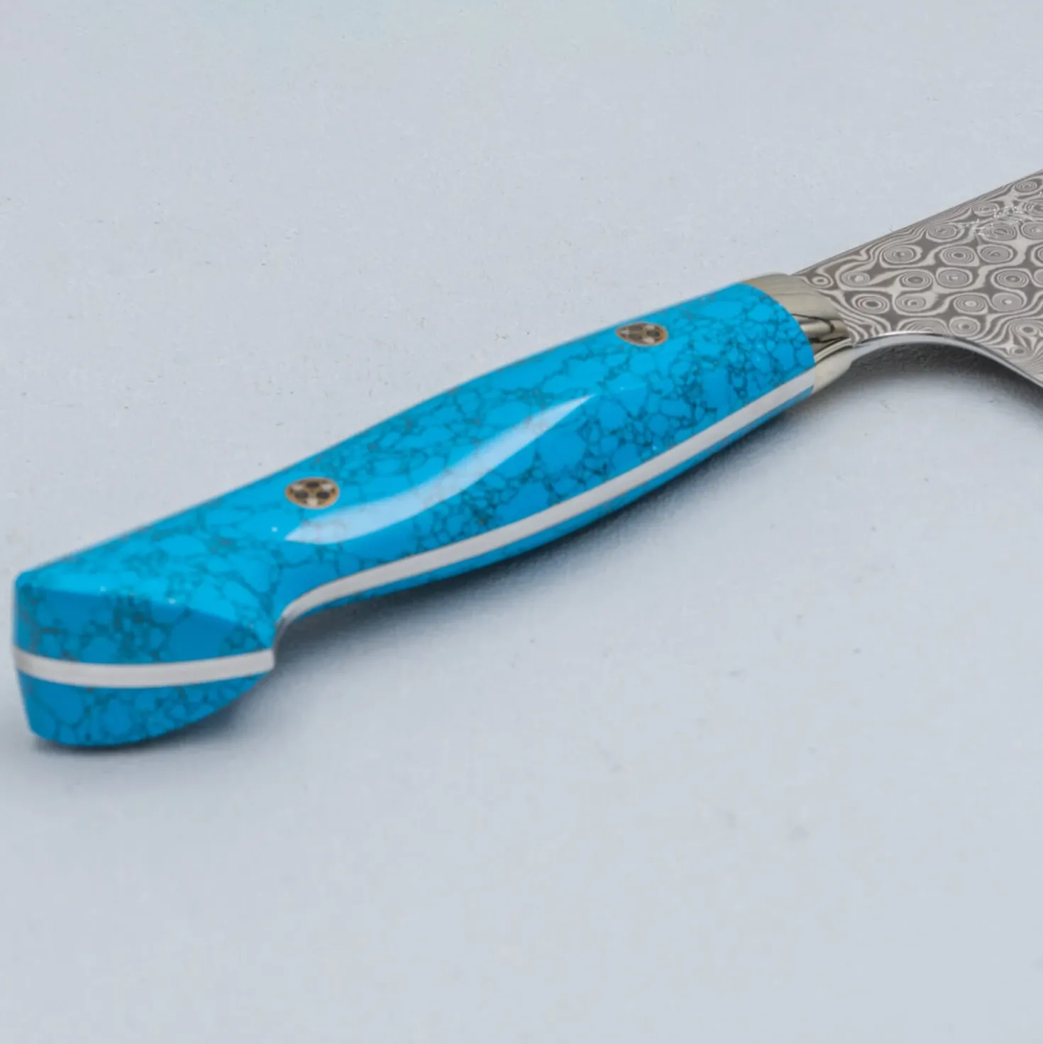 Nigara SG2 Damast Premium Dark Blue Gyuto 24 cm
