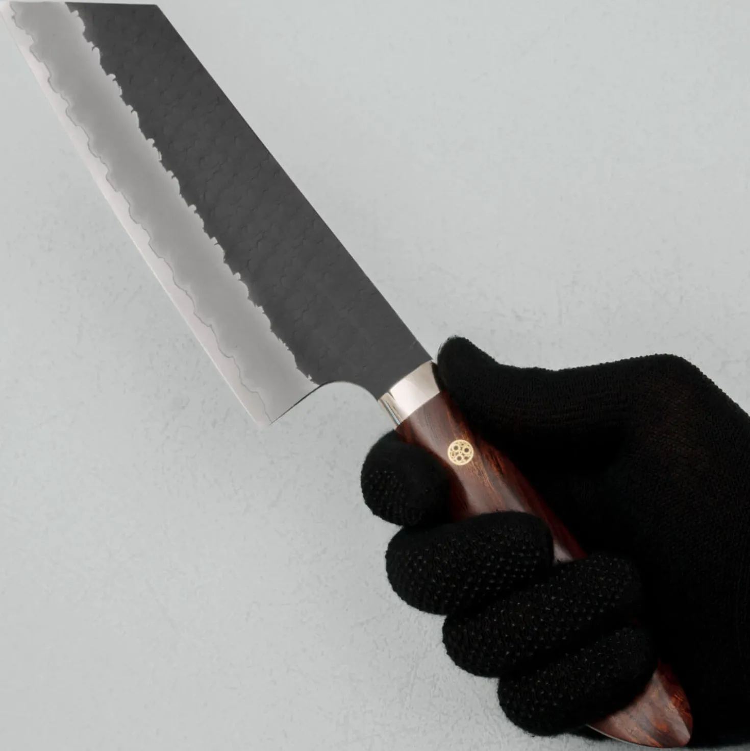 Nigara SG2 Damast Premium Ironwood Nakiri 18 cm