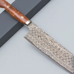 Nigara SG2 Damast Premium Karin Nakiri 18 cm