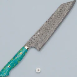 Nigara SG2 Damast Premium Mix Dots Kiritsuke 24 cm