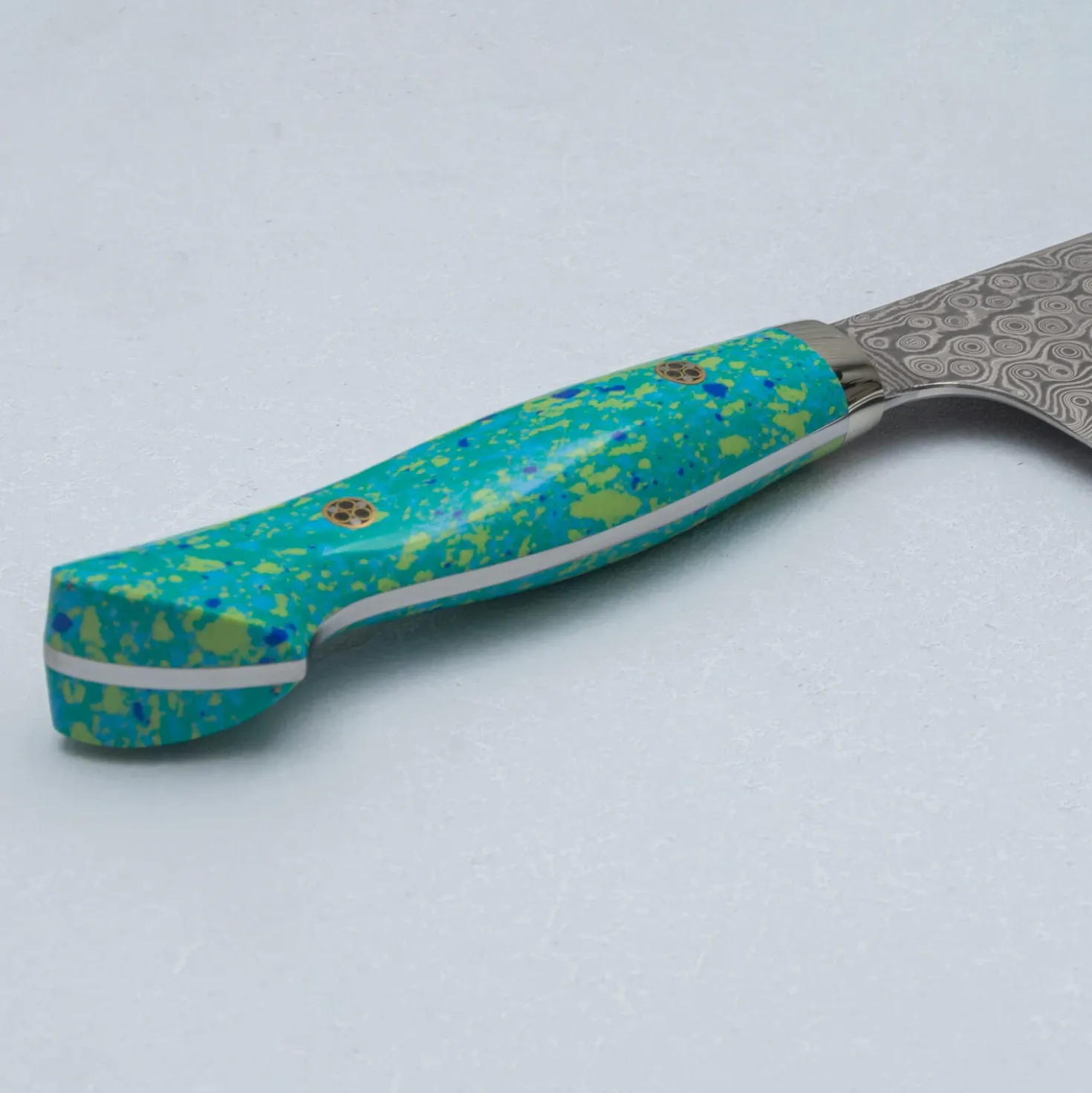 Nigara SG2 Damast Premium Mix Dots Kiritsuke 24 cm
