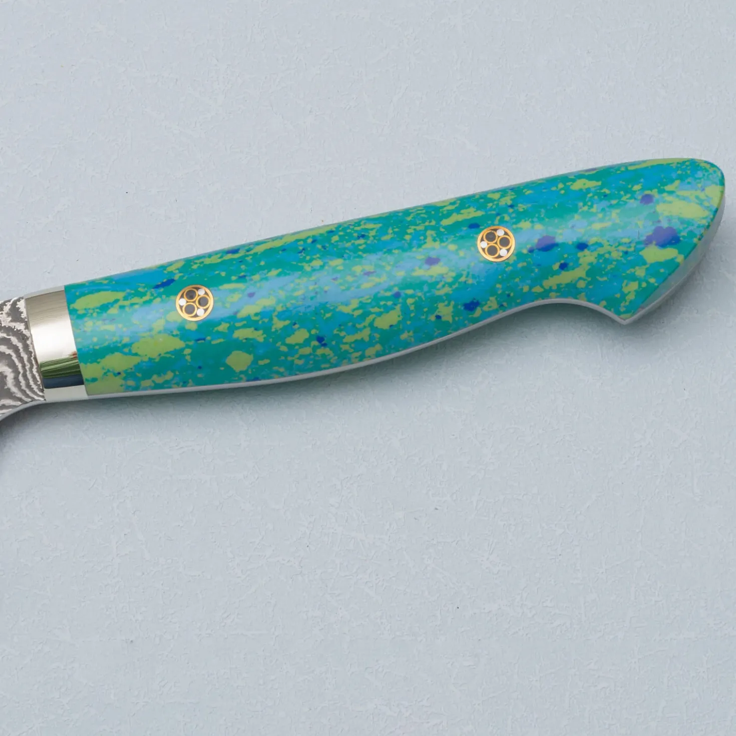 Nigara SG2 Damast Premium Mix Dots Kiritsuke 24 cm