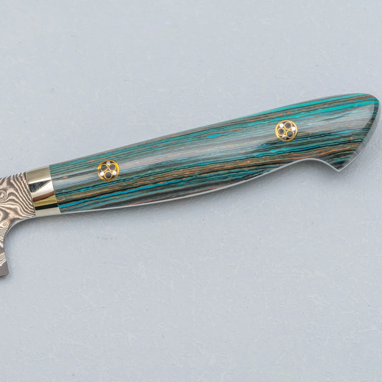 Nigara SG2 Damast Premium Mixed Kiritsuke Petty 15 cm