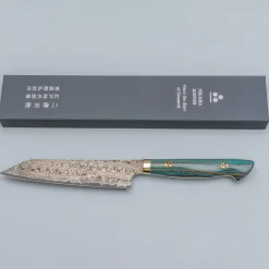 Nigara SG2 Damast Premium Mixed Kiritsuke Petty 15 cm