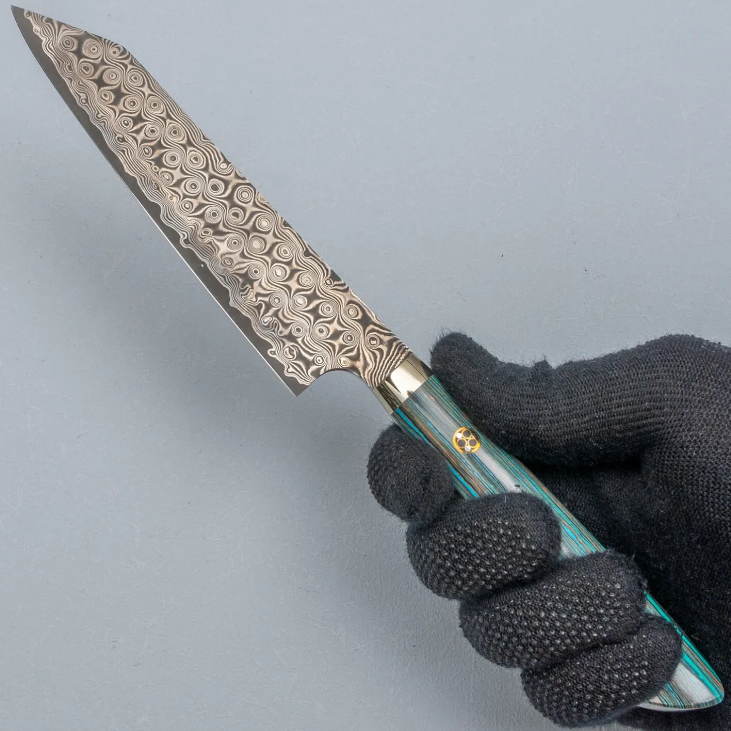 Nigara SG2 Damast Premium Mixed Kiritsuke Petty 15 cm