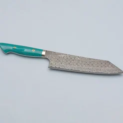 Nigara SG2 Damast Premium Turkoois Kiritsuke 21 cm