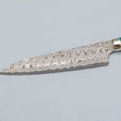 Nigara SG2 Damast Premium Turquoise Petty 15 cm