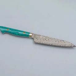 Nigara SG2 Damast Premium Turquoise Petty 15 cm