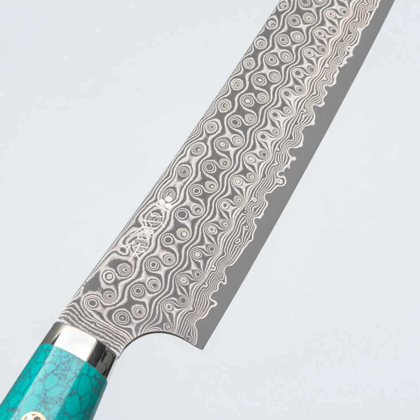 Nigara SG2 Damast Premium Turquoise Sakimaru 30 cm