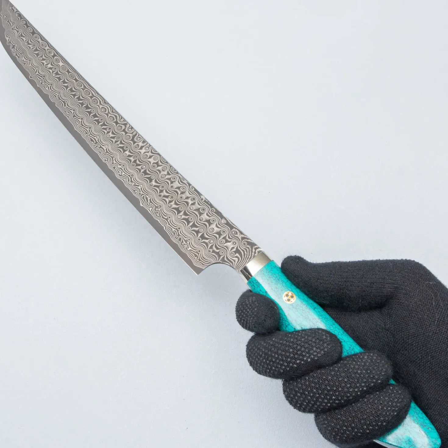 Nigara SG2 Damast Premium Turquoise Sakimaru 30 cm