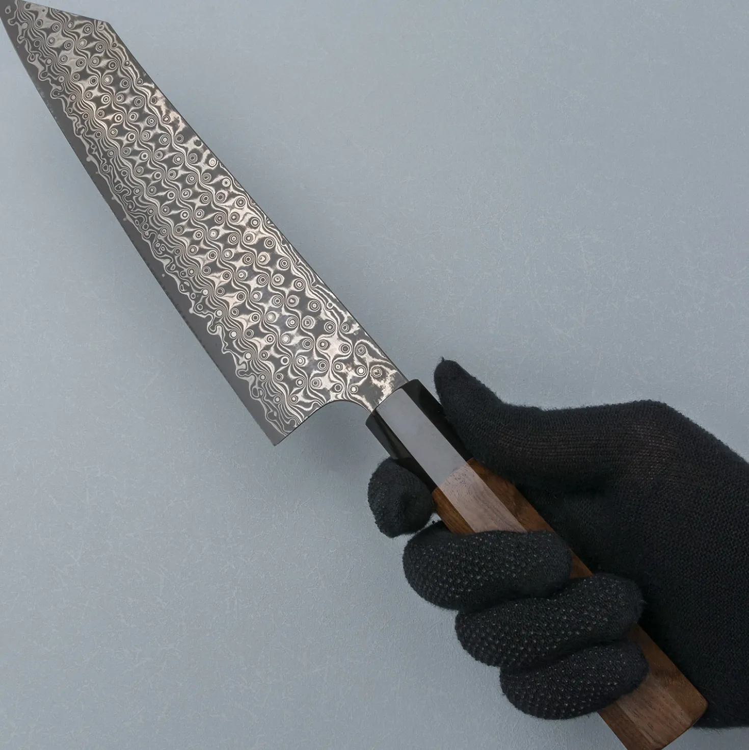 Nigara SG2 Damast Walnut Kiritsuke 24cm