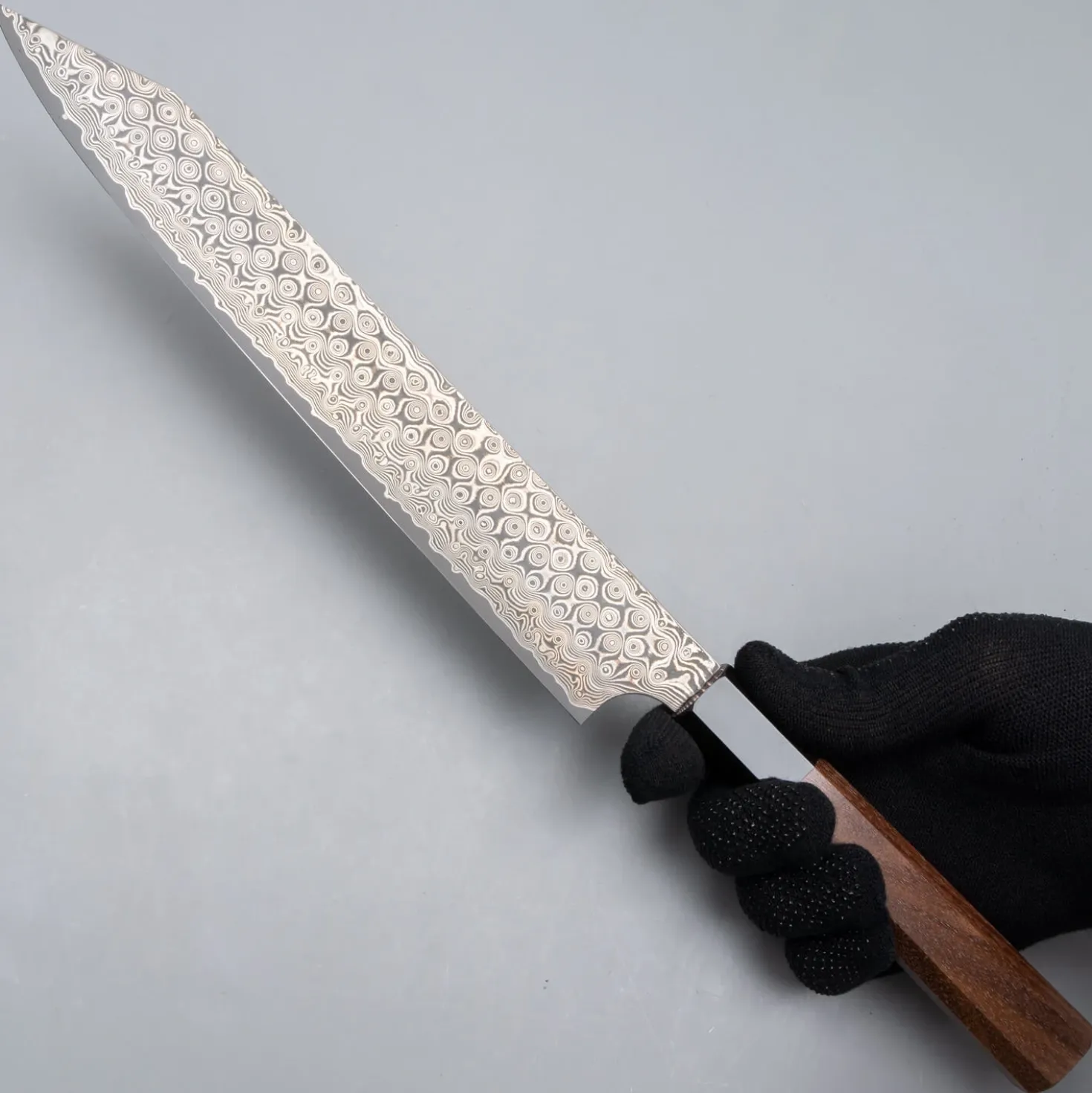 Nigara SG2 Damast Walnut Kiritsuke Sujihiki 25.5 cm