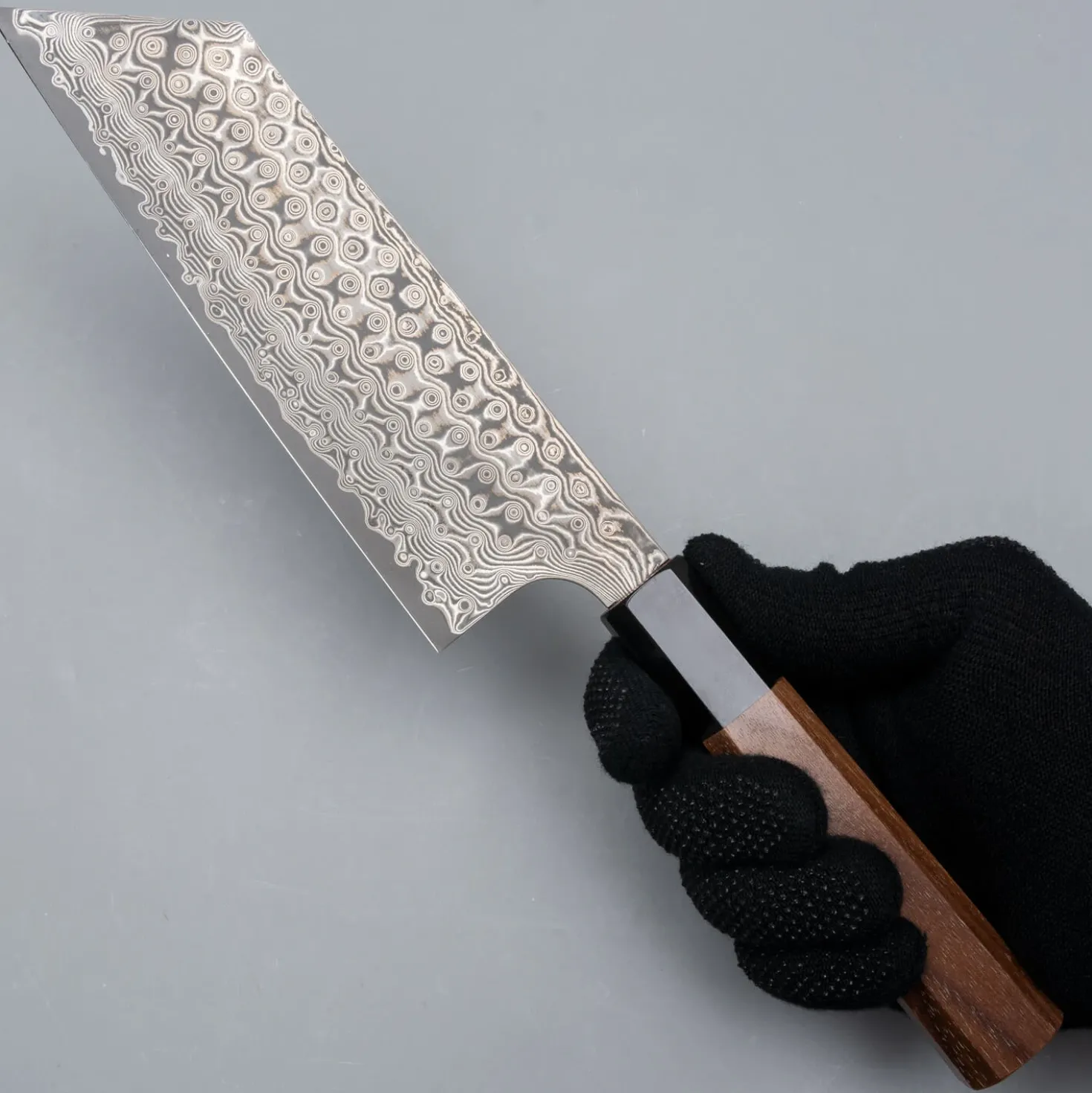 Nigara SG2 Damast Walnut Nakiri K-tip 18 cm