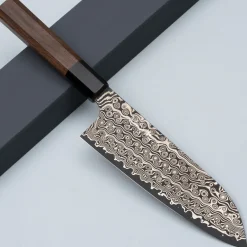 Nigara SG2 Damast Walnut Santoku