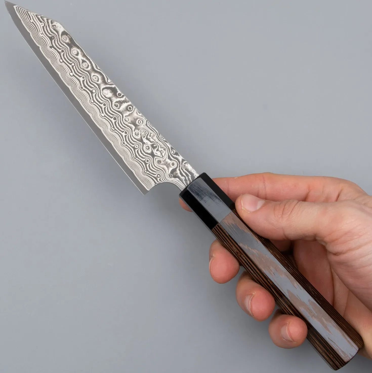Nigara SG2 Damast Wenge Kiritsuke Petty 15 cm