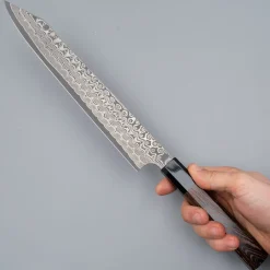 Nigara SG2 Damast Wenge Kiritsuke Sujihiki 25.5 cm