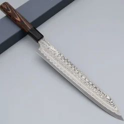 Nigara SG2 Damast Wenge Kiritsuke Sujihiki 25.5 cm