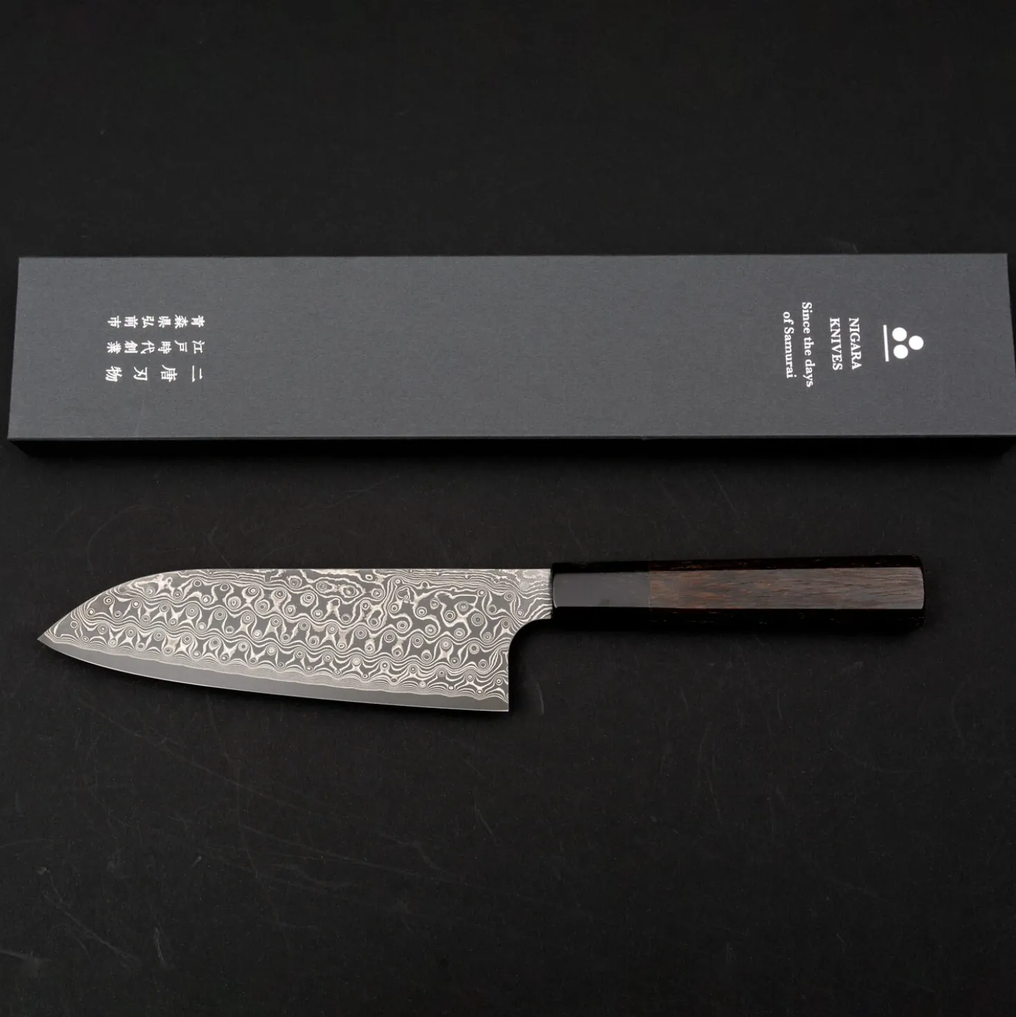 Nigara SG2 Damast Wenge Santoku