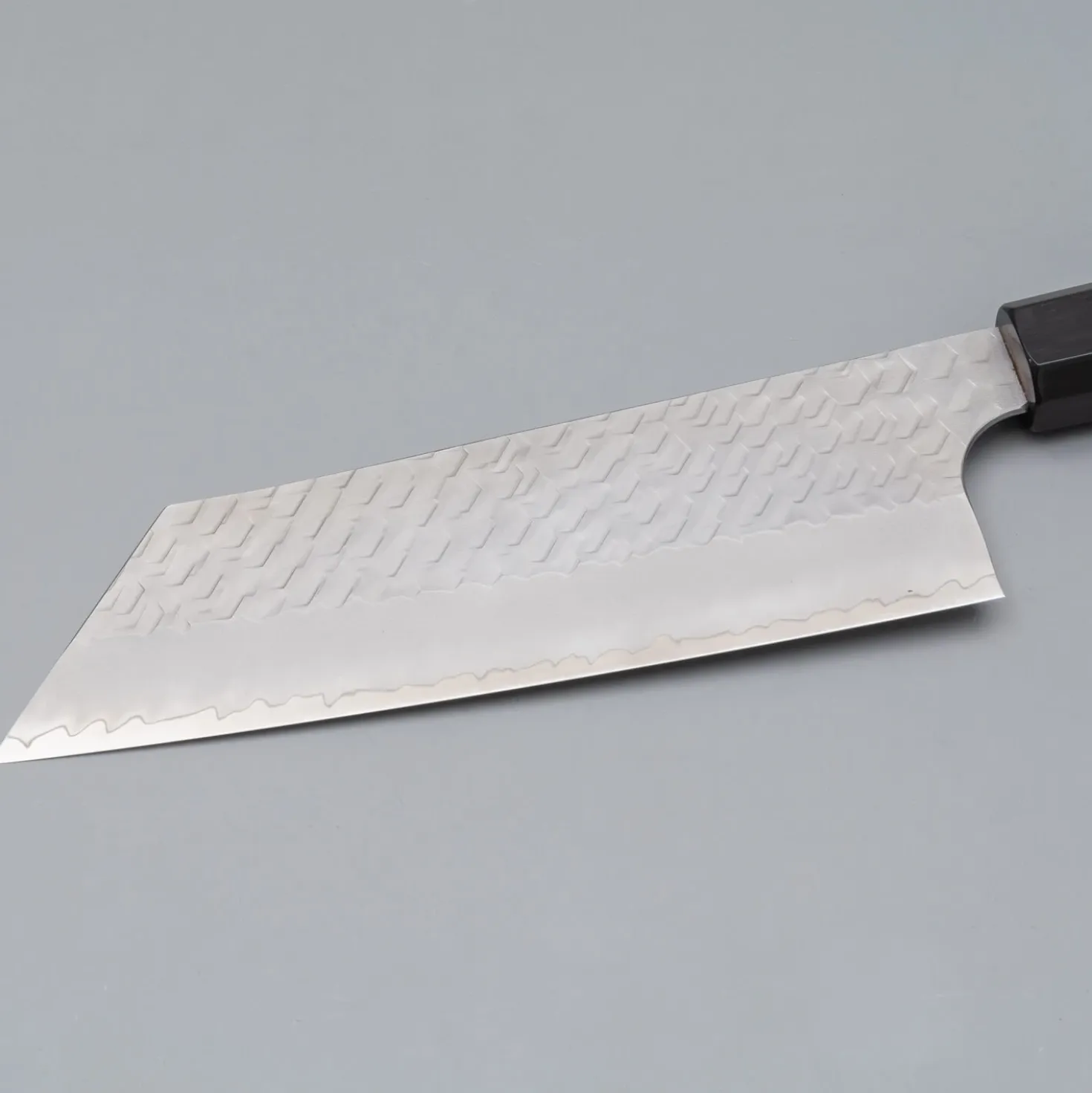 Nigara SG2 Migaki Tsuchime Walnut Nakiri K-tip