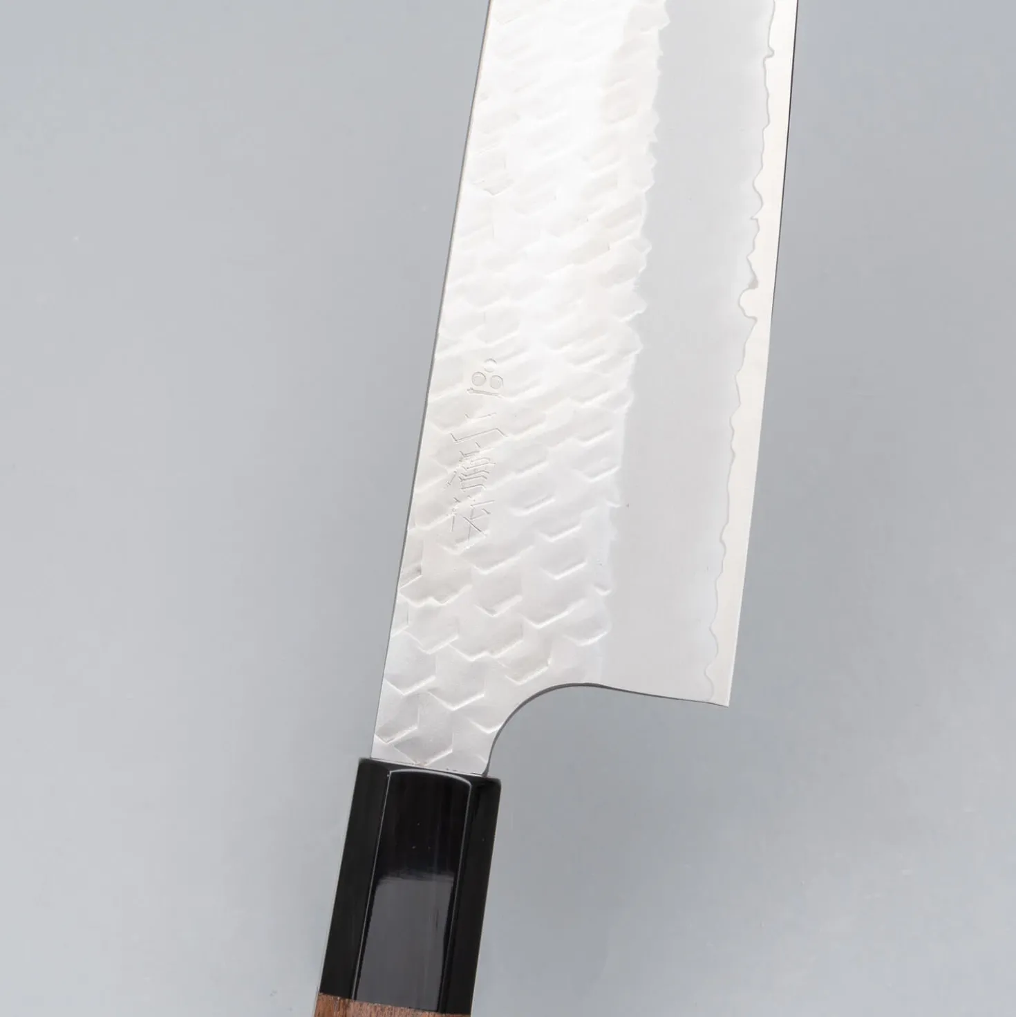 Nigara SG2 Migaki Tsuchime Walnut Nakiri K-tip