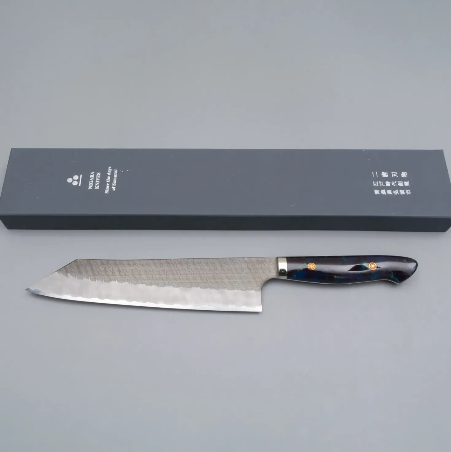 Nigara SG2 Tsuchime Kurouchi Custom Kiritsuke 24 cm