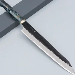 Nigara SG2 Tsuchime Kurouchi Custom Sujihiki 255 #11
