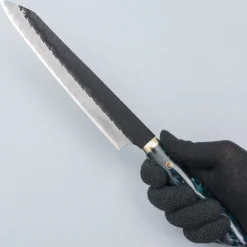 Nigara SG2 Tsuchime Kurouchi Custom Sujihiki 255 #11