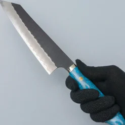 Nigara SG2 Tsuchime Kurouchi Dark Blue Kiritsuke 24 cm