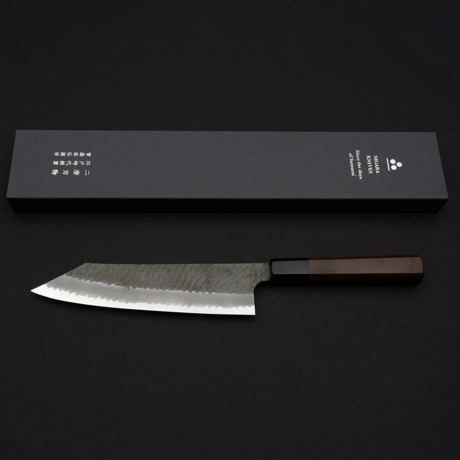 Nigara SG2 Tsuchime Kurouchi Kiritsuke 21 cm