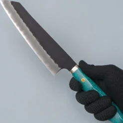 Nigara SG2 Tsuchime Kurouchi Turquoise Gyuto 24 cm