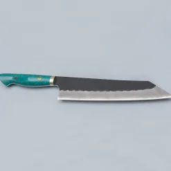 Nigara SG2 Tsuchime Kurouchi Turquoise Gyuto 24 cm