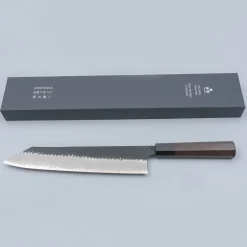 Nigara SG2 Tsuchime Kurouchi Walnut Kiritsuke Gyuto 27 cm