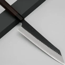 Nigara SG2 Tsuchime Kurouchi Walnut Kiritsuke Gyuto 24 cm