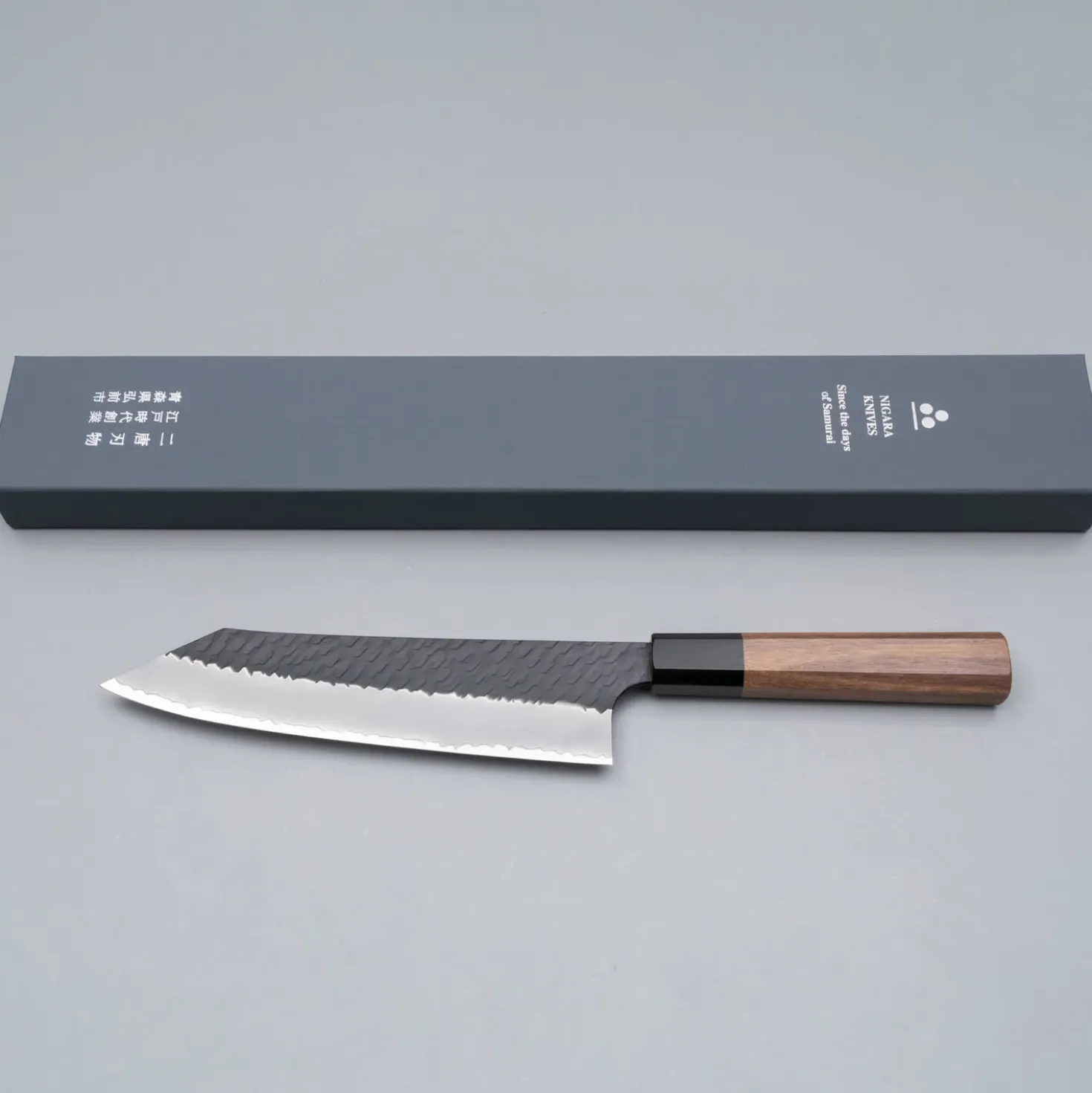 Nigara SG2 Tsuchime Kurouchi Walnut Kiritsuke 21 cm