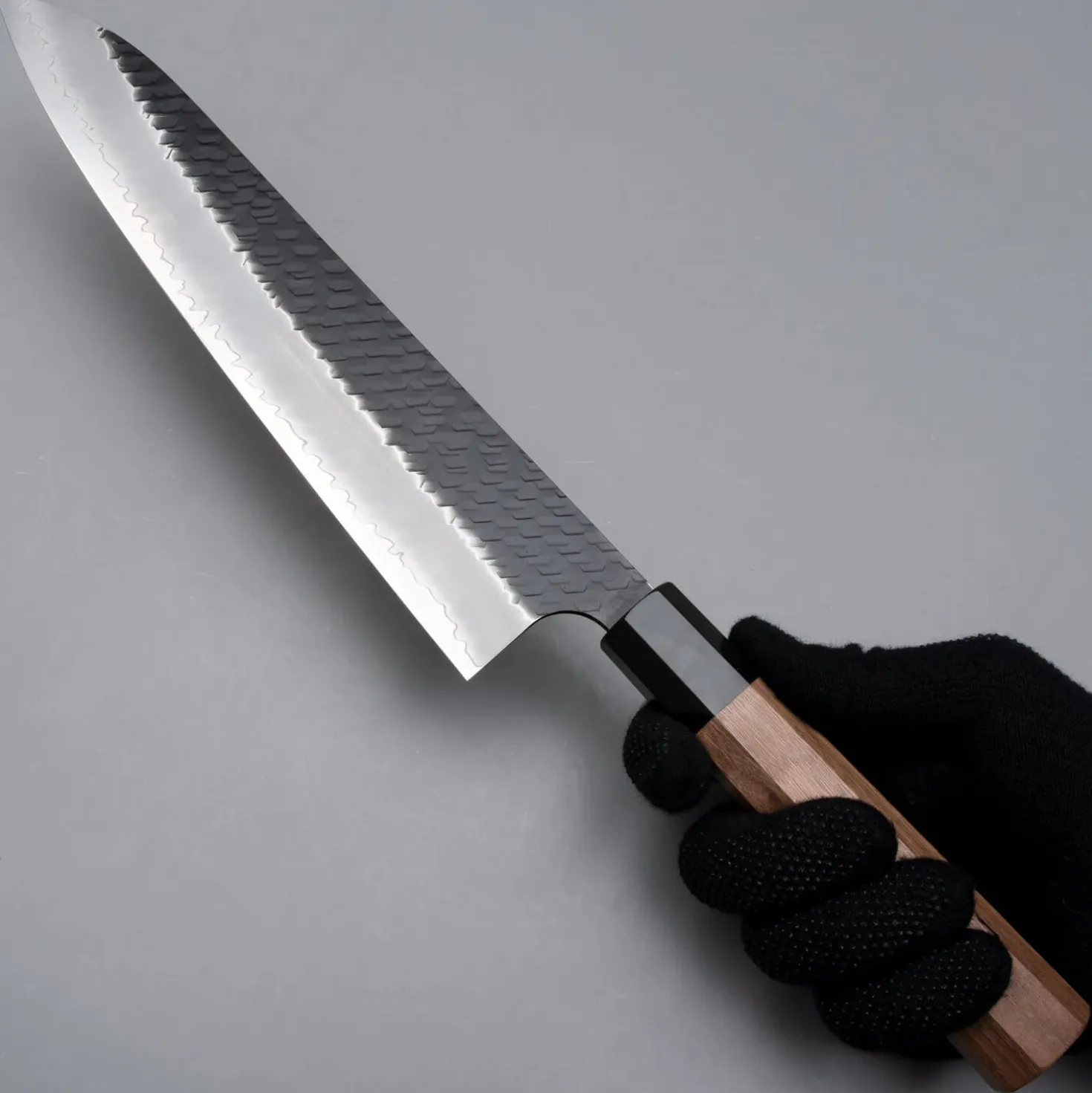 Nigara SG2 Tsuchime Kurouchi Walnut Gyuto 27 cm