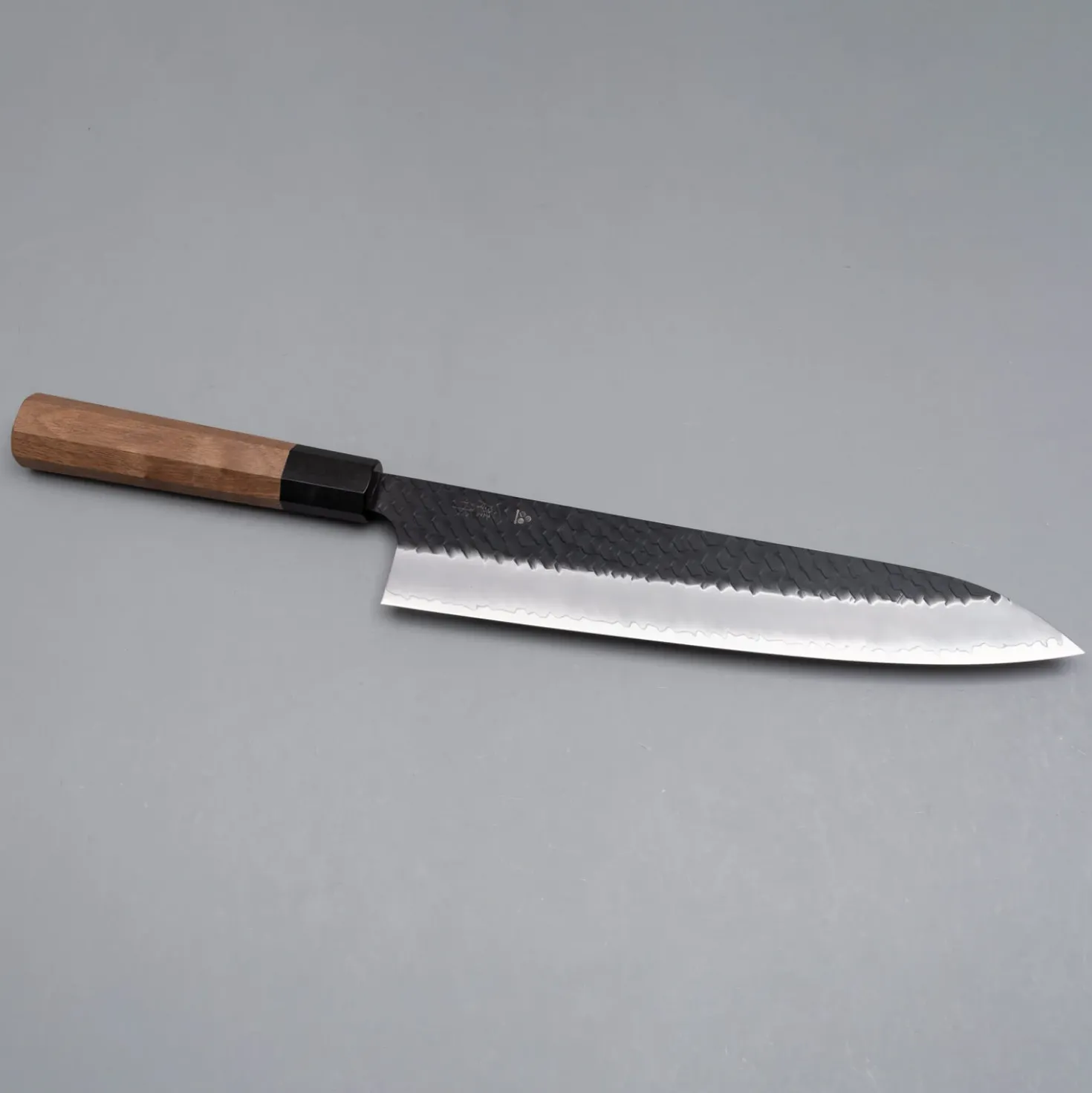 Nigara SG2 Tsuchime Kurouchi Walnut Gyuto 27 cm