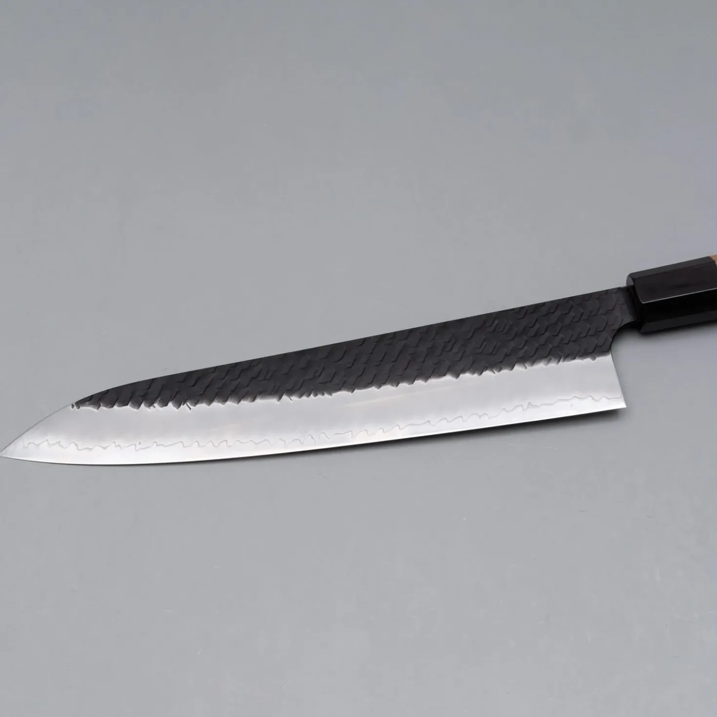 Nigara SG2 Tsuchime Kurouchi Walnut Gyuto 27 cm