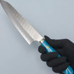 Nigara SG2 Tsuchime Migaki Dark Blue Gyuto 24 cm