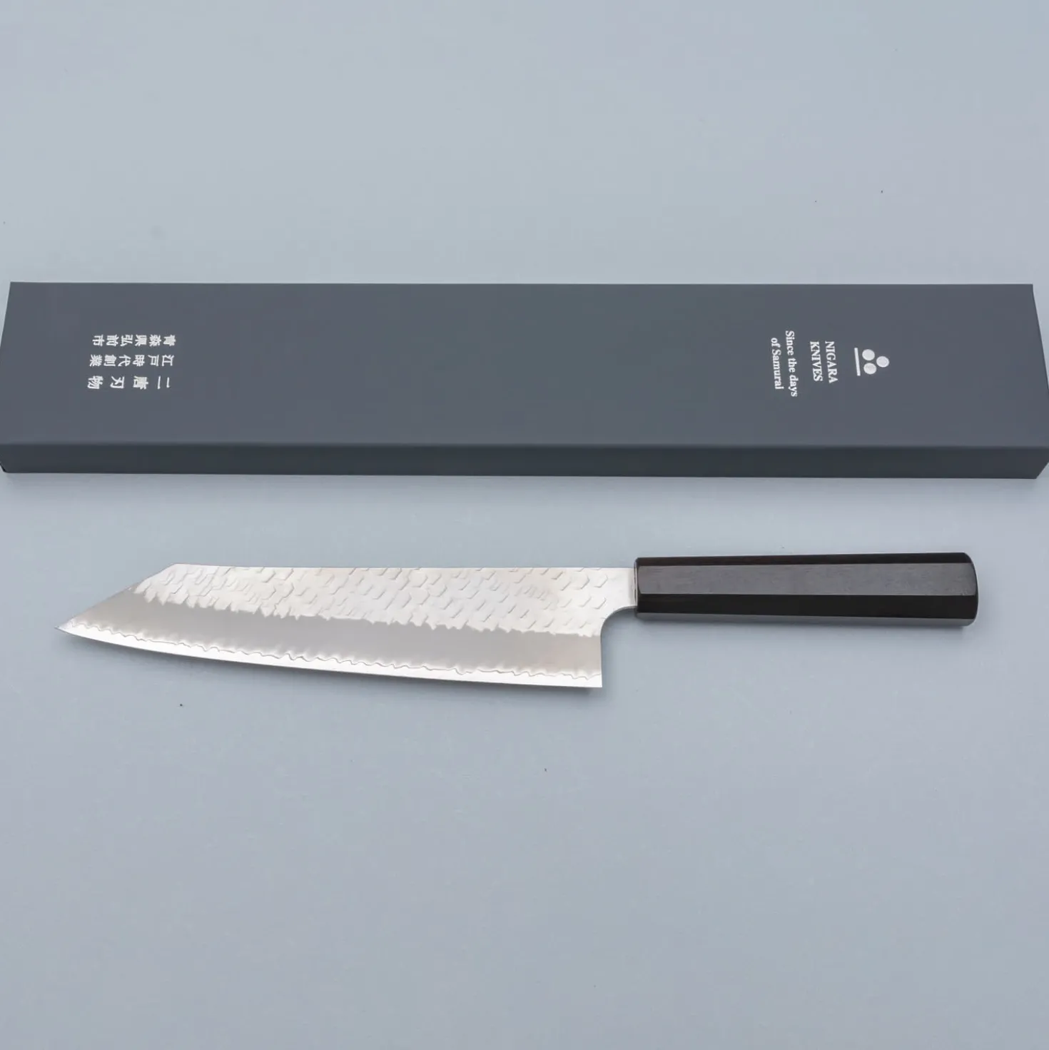 Nigara SG2 Tsuchime Migaki Ebony Kiritsuke 24 cm