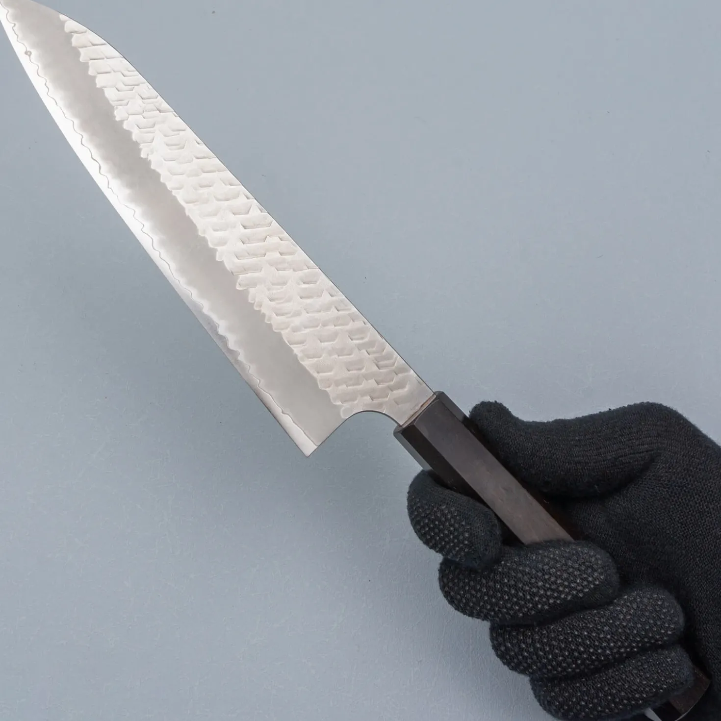 Nigara SG2 Tsuchime Migaki Ebony Gyuto 21 cm