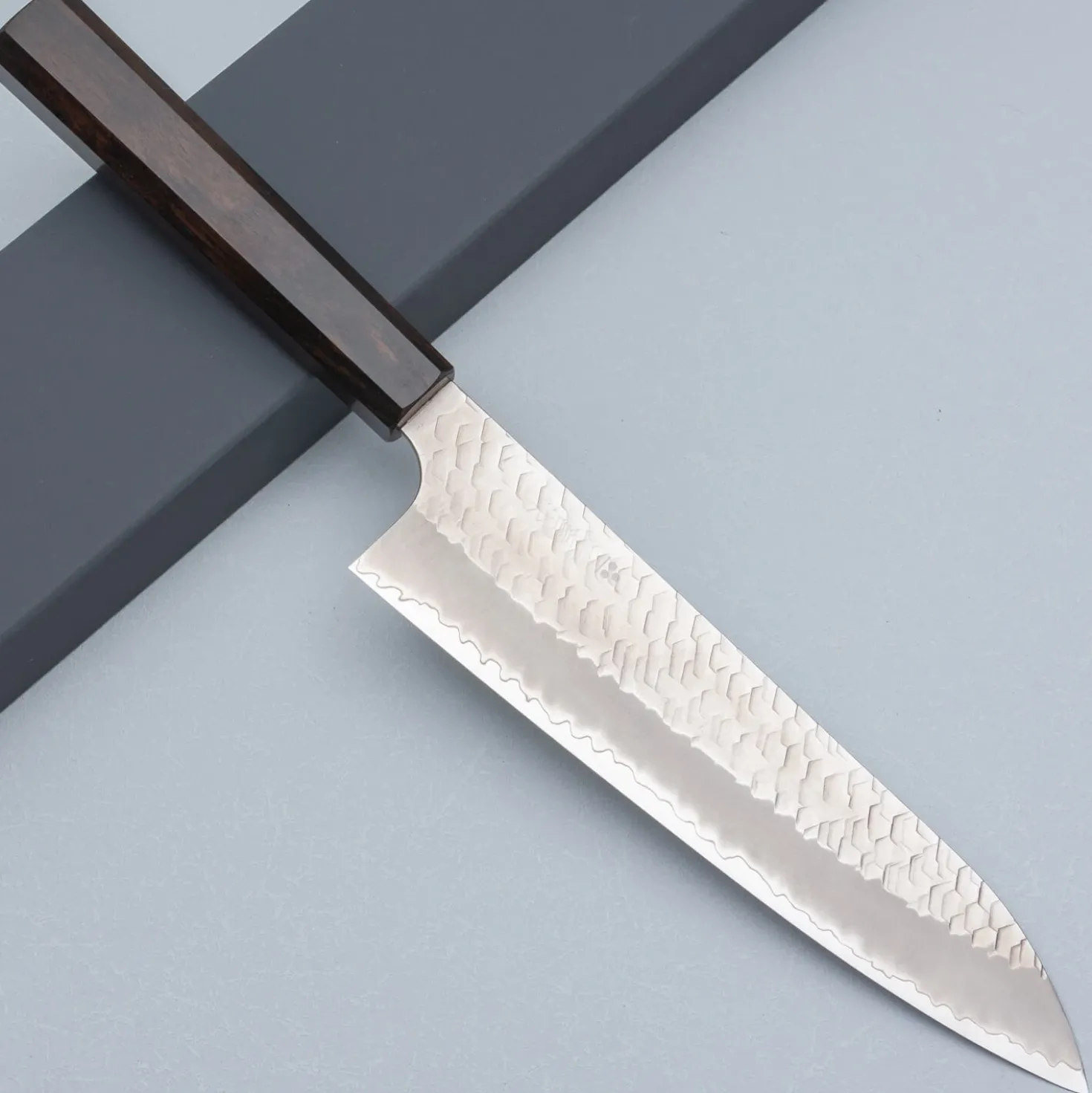 Nigara SG2 Tsuchime Migaki Ebony Gyuto 21 cm