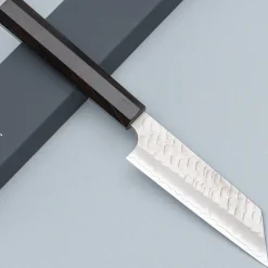 Nigara SG2 Tsuchime Migaki Ebony Kiritsuke Paring 12 cm