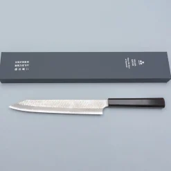 Nigara SG2 Tsuchime Migaki Ebony Sujihiki 24 cm
