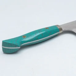 Nigara SG2 Tsuchime Migaki Premium Turkoois Kiritsuke 21 cm