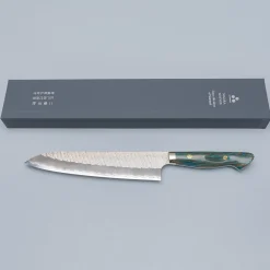 Nigara SG2 Tsuchime Migaki Premium Mixed Gyuto 24 cm