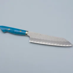 Nigara SG2 Tsuchime Migaki Premium Dark Blue Kiritsuke 21 cm