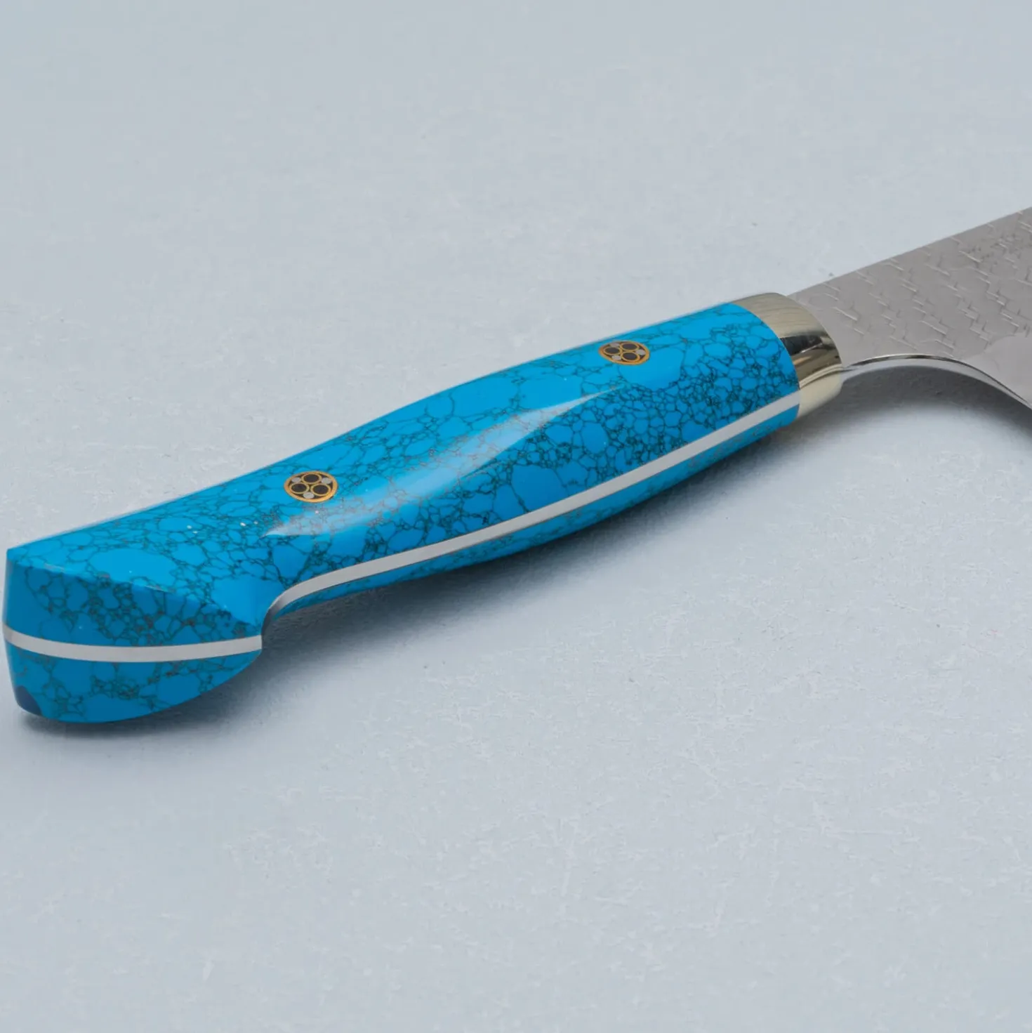Nigara SG2 Tsuchime Migaki Premium Dark Blue Kiritsuke 21 cm