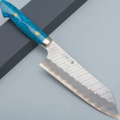 Nigara SG2 Tsuchime Migaki Premium Dark Blue Bunka 17 cm