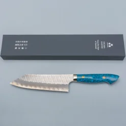 Nigara SG2 Tsuchime Migaki Premium Dark Blue Bunka 17 cm